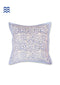 20s Cotton Cushion Cover in Block Print with Piping